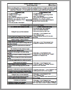 snapshot of Reviewer Rubric guide